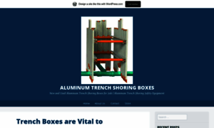 Aluminumtrenchshoringboxes.wordpress.com thumbnail