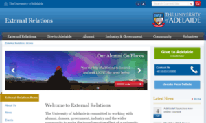 Alumni.adelaide.edu.au thumbnail