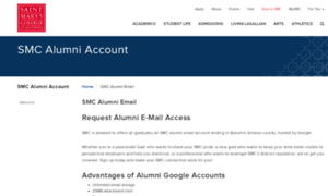 Alumni.stmarys-ca.edu thumbnail