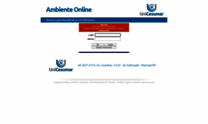 Aluno.unicesumar.edu.br thumbnail
