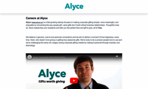 Alyce.workable.com thumbnail