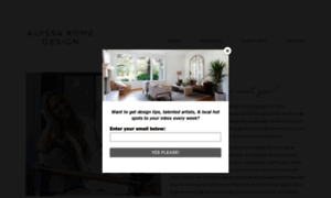 Alyssaromedesign.com thumbnail