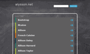 Alysson.net thumbnail