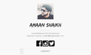 Amaanshaikh.com thumbnail