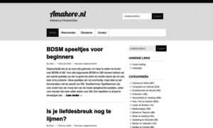 Amahoro.nl thumbnail