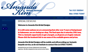 Amandakimbridaldesigns.co.uk thumbnail