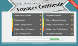 Amanet-trust.org thumbnail