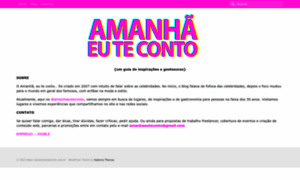 Amanhaeuteconto.com.br thumbnail