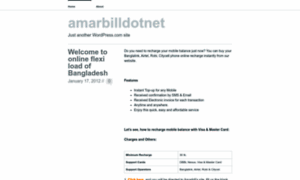 Amarbilldotnet.wordpress.com thumbnail