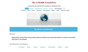 Amarkfoundation.org thumbnail