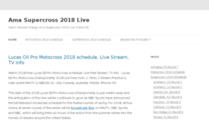 Amasupercross2018.co thumbnail