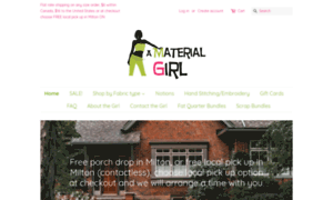 Amaterialgirl.ca thumbnail