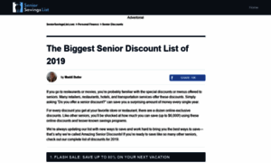 Amazing-senior-savings.com thumbnail