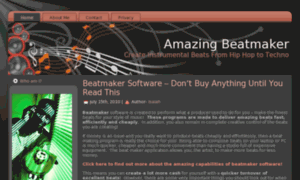 Amazingbeatmaker.com thumbnail