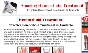 Amazinghemorrhoidtreatment.com thumbnail