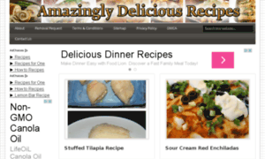 Amazinglydeliciousrecipes.com thumbnail