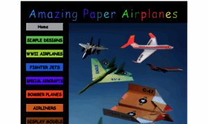 Amazingpaperairplanes.com thumbnail