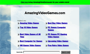 Amazingvideogames.com thumbnail