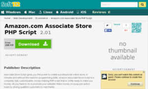 Amazon-com-associate-store-php-script.soft112.com thumbnail