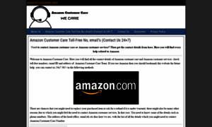 Amazon-customer-care.online thumbnail