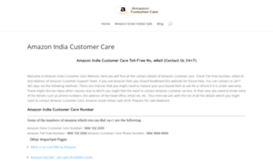 Amazon-india-customer-care.xyz thumbnail