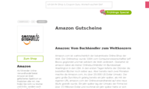 Amazon.gutscheincodes.de thumbnail