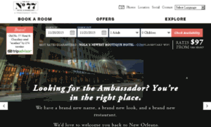 Ambassadorhotelneworleans.com thumbnail