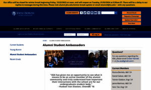 Ambassadors.johnshopkins.edu thumbnail