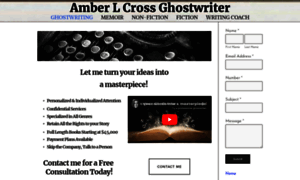 Ambercrossghostwriter.com thumbnail