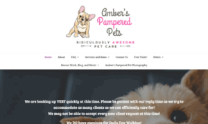 Amberspamperedpets.com thumbnail
