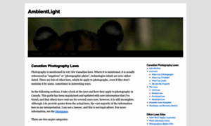 Ambientlight.ca thumbnail