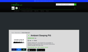 Ambientsleepingpill.radio.net thumbnail