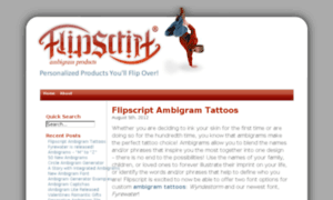 Ambigrams.flipscript.com thumbnail