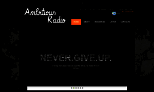Ambitiousradio.com thumbnail