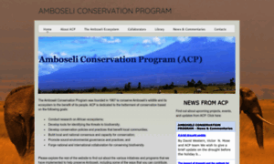Amboseliconservation.org thumbnail