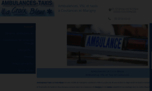 Ambulanceslacroixbleue.fr thumbnail