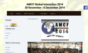 Amcf2014.org thumbnail
