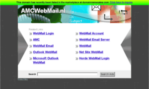 Amcwebmail.nl thumbnail