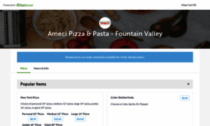 Amecipizzaandpastafountainvalley.com thumbnail