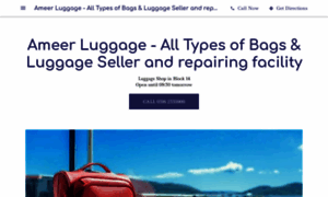 Ameerluggageandbags.business.site thumbnail