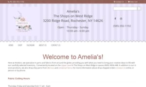 Ameliasfabricandyarnshoppe.com thumbnail