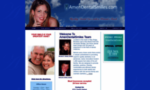 Amendentalsmiles.com thumbnail