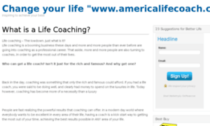 Americalifecoach.com thumbnail