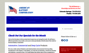 American-battery.com thumbnail