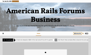 American-rails-forums.com thumbnail
