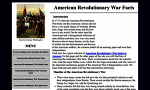 American-revolutionary-war-facts.com thumbnail