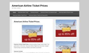 Americanairlineticketprices.com thumbnail