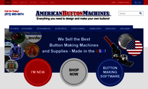 Americanbuttonmachines.com thumbnail