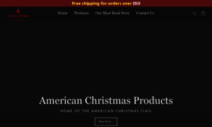 Americanchristmasflag.com thumbnail