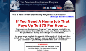 Americanemploymentprogram.com thumbnail